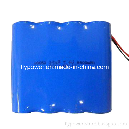 7.4V 8800mAh 18650 Lithium Ion Battery Pack (2S4P of FLC-18650-2200)